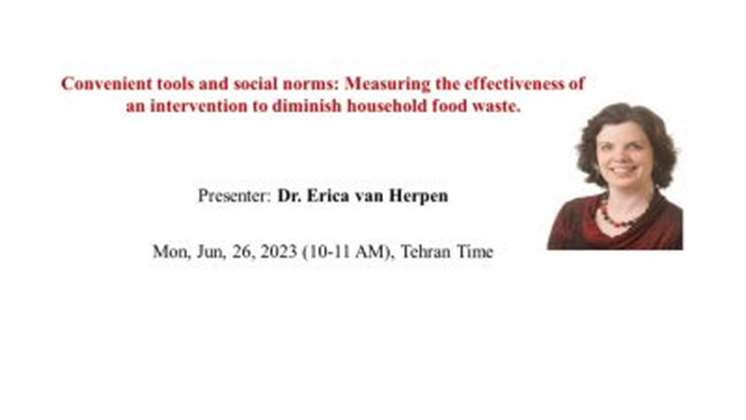 Convenient tools and social norms: Measuring the effectiveness of an intervention to diminish household food waste.
